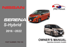 Nissan – Serena S-Hybrid car owners user manual in English | 2016 – 2022 (Part No. 193)